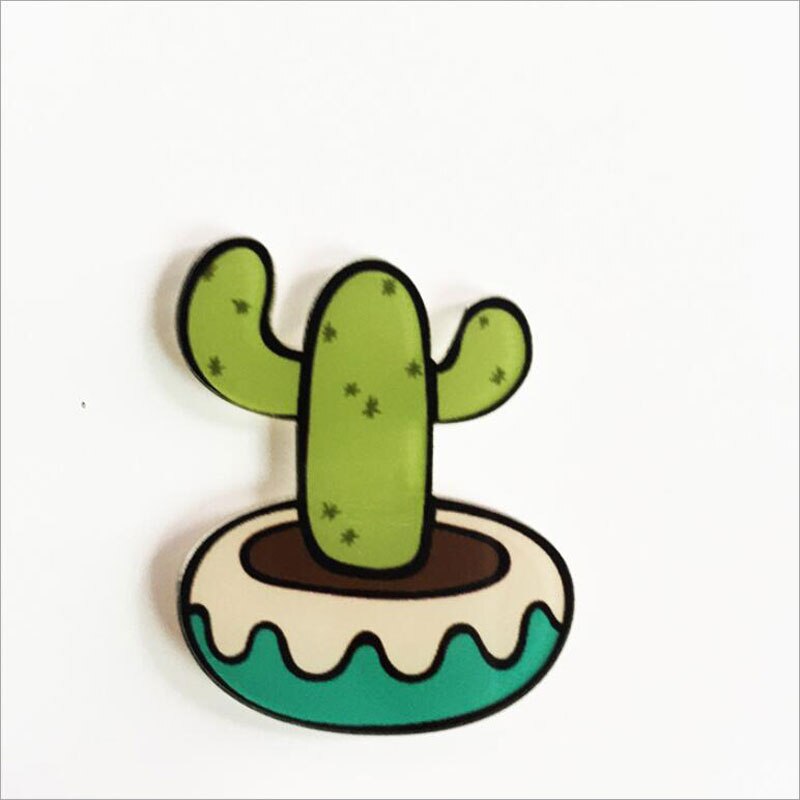 2 Stuks Cartoon Leuke Cactus Magneet Sticks Vetplant Koelkast Magneten Huishoudelijke Keuken Decor Accessoires Koelkast Magneten: B631