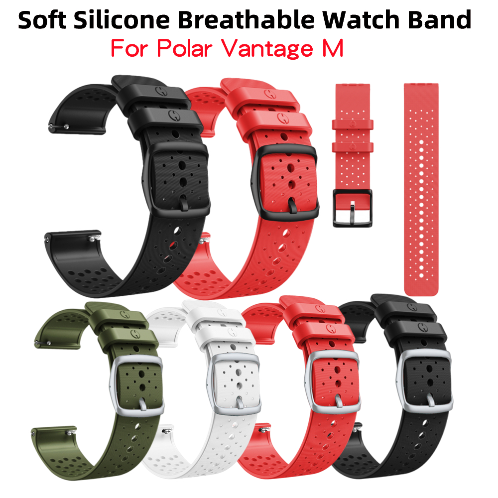 Silikone smartwatch-rem til polar vantage m rem til armbånd, udskiftning af armbånd, easyfit armbåndstilbehør