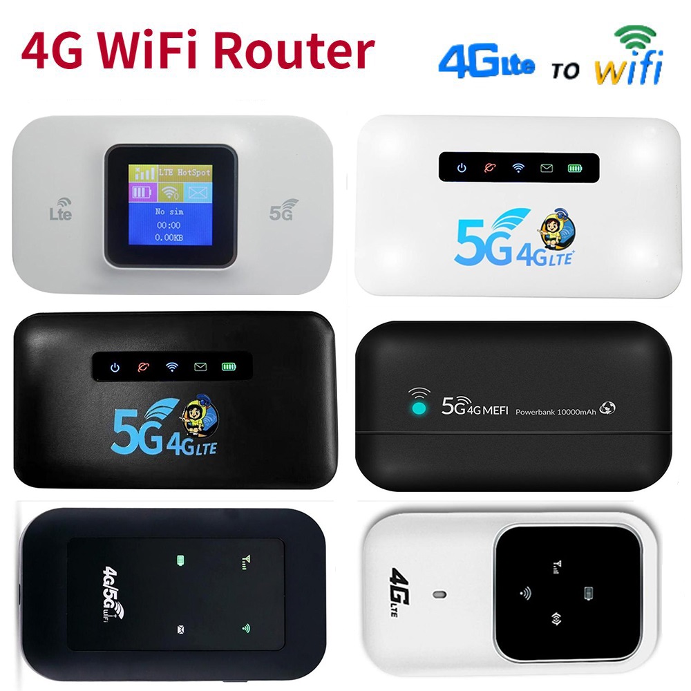 4G/5G Lte Router bezprzewodowy 150Mbps przenośny kieszonkowy Router wi-fi kolorowy wyświetlacz LCD karty SIM Modem MiFi 3000mAh mobilny Hotspot WIFI