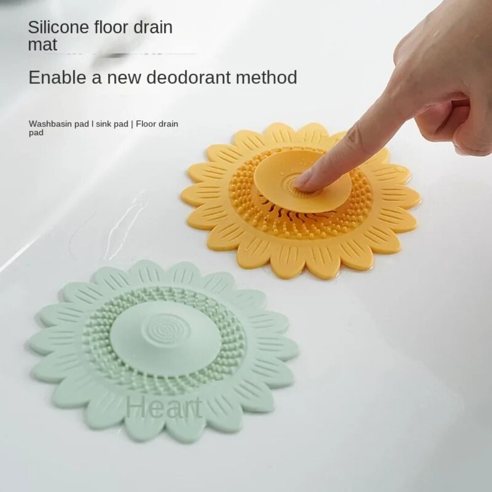 Perstype Vloerafvoerafdekking Nieuw Anti-Verstopping Siliconen Afvoermat Haarfilter