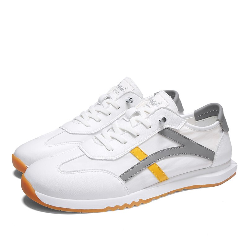 Best Selling Mens Golf Shoes Pu Leather Gym Shoes for Men Comfortable Sports Shoes Men Anti-Slippery Golf Sneakers Man: White Gray / 9.5