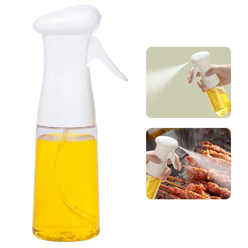 Pulverizador de aceite de oliva rellenable, botella para cocinar a la parrilla, 7Oz/210Ml, nebulizador de niebla fina, pulverizador, 2 uds.