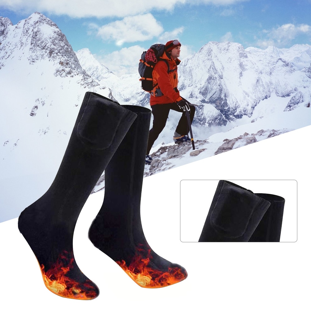 Electric Socks No. 5 Dry Battery Heating Socks Electric Heated Socks Skiing Heated Socks Winter Warming Hiking Snowboard Socks