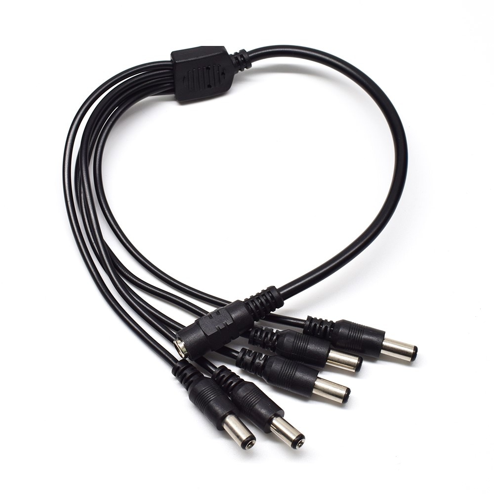 Dc strømsplitter cctv kabel 1 to 2/3/4/5/8 hunn til hann plugg dc strøm splitter adapter for cctv kamera kabel splitter kabel