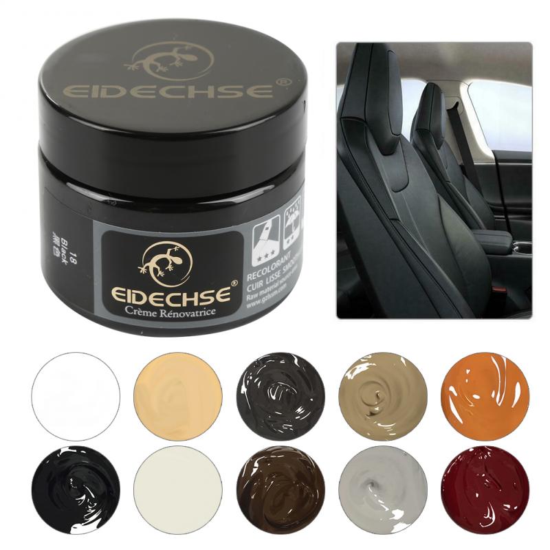 50ml lederen opknapcrème lederen vinyl reparatiesets herstellen autostoelen bank krassen oneffenheden slijtage leder reparatie vulmiddelset