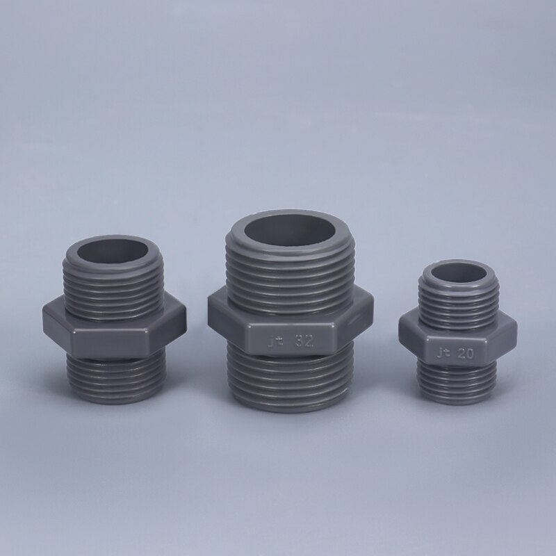 1PCS of PVC Water pipe fittings Nipple Connector for Connecting Water Pipe Thicken Garden Hose Connector