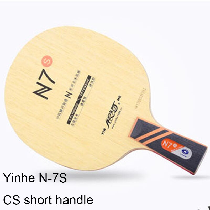 Original milkey way yinhe rent tre n -7s bordtennisblad for nybegynnere bordtennisracketer racketsport innendørs: Cs kort håndtak