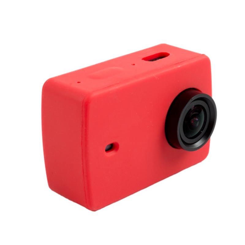 Tekcam For Xiaomi yi 4K plus Accessories Rubber Silicone Camera Case with Lens Protection Cap for Yi Xiaomi 2 4K Action Camera