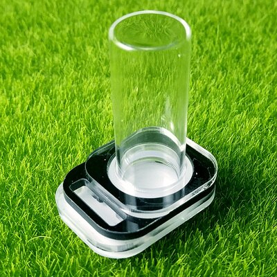 Pionowy mrówka podajnik wody szkło akrylowe podajnik wody gad szklana rurka płyty wodne wyczyść drewniany czarny biały czerwony złoty kolor: czarny