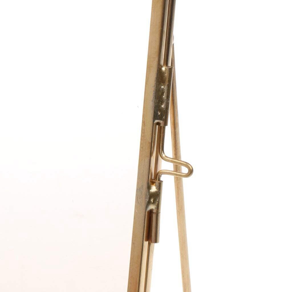 Simple Photo Frame Antique Brass Glass Picture Photo Frame Portrait Free Stand for Wedding Friends Home Decoration