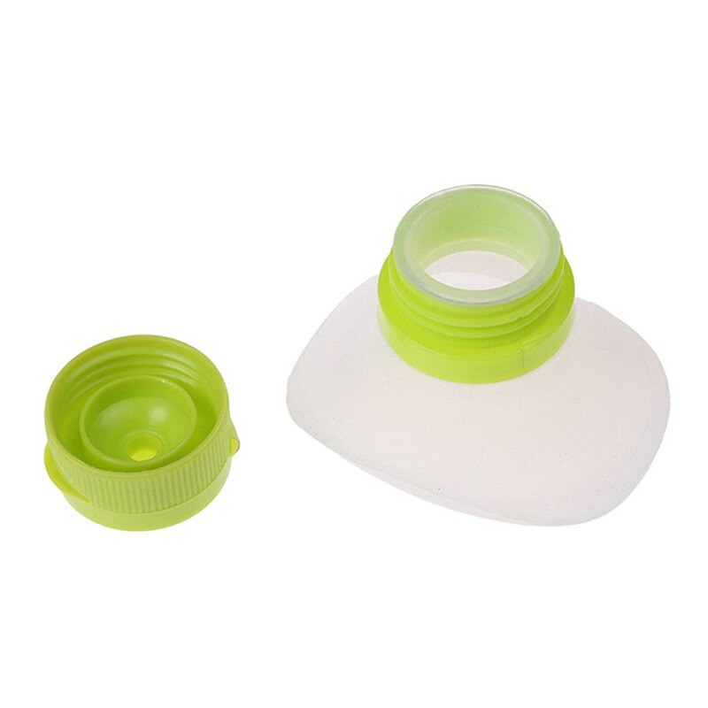 Mini silikon salladsdressing behållare förvaring liten dopp krydda läckagesäkra sås burkar pressa flaska köksredskap 2 ounce