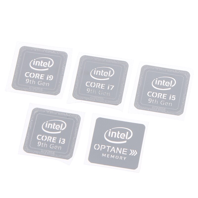 10th Generation Intel Core I9 I7 I5 I3 CPU Metal Sticker Laptop Logo Sticker Home School Office