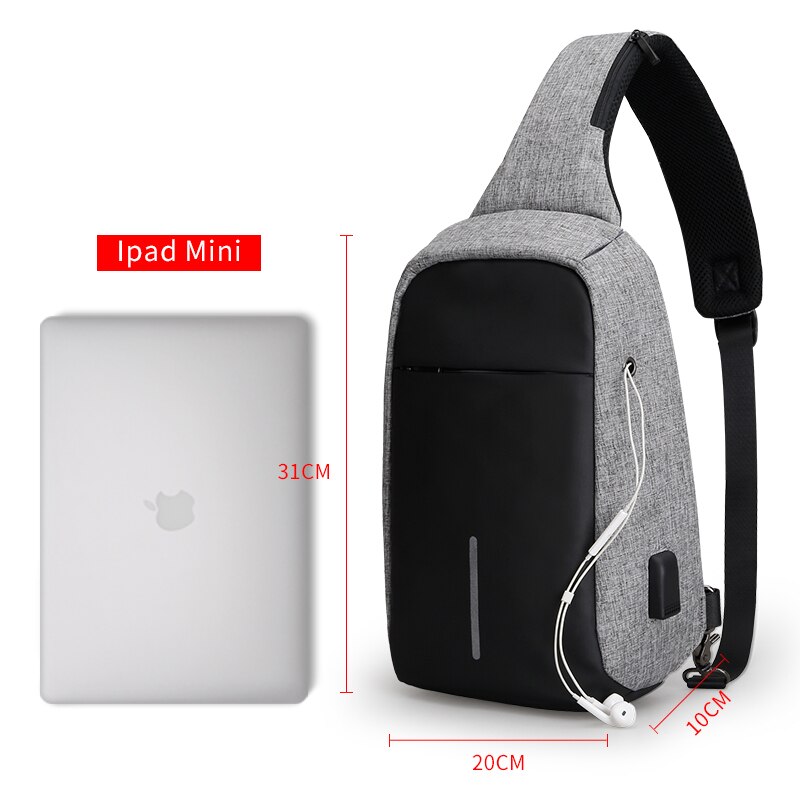 Mark Ryden Neue Umhängetaschen Männer Anti-diebstahl Brust Anzüge Sommer Kurze Reise Messengers Tasche Wasser Abweisend Schulter tasche