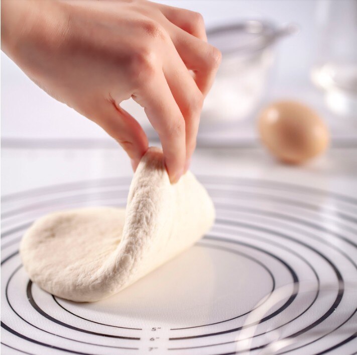 Silikon bakematte ark med skala elte matt nonstick rullende deig pute kjøkken matlaging bakverk ark ovn liner multisize