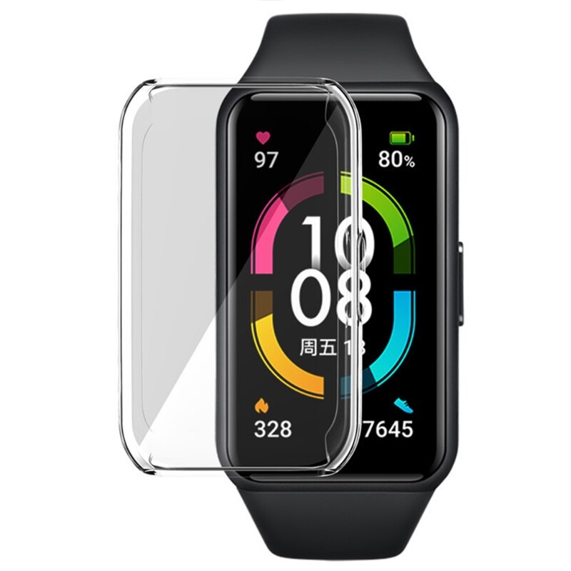 Galvaniseren Tpu Horloge Case Voor Honor Band 6 Smartwatch Cover Shell Screen Protector Smart Polsbandje Accessoires