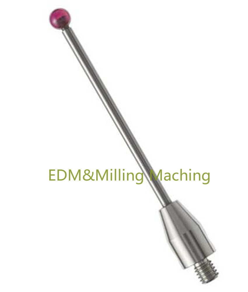 Cnc Machine Cmm Touch Probe Styli M4 Draad 2Mm Ruby Ball 50Mm Lange Cmm Stylus A-5003-4797