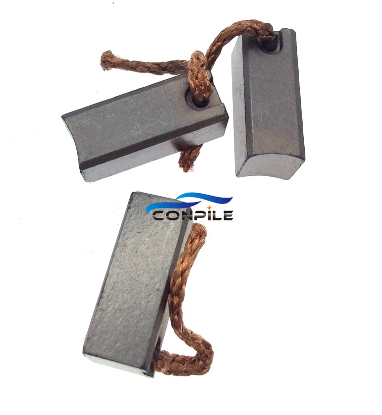 10 Uds. Cepillo de carbón de 8x9x19mm para vehículo, automóvil, camión, calentador, ventilador, ventilador, ventilador de aire, cepillos de carbono para Motor de coche