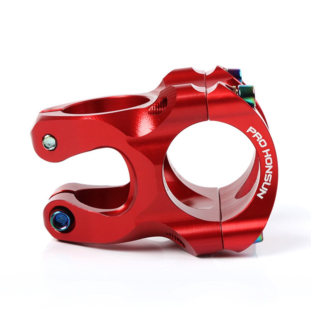 Fiets Stuurpen Riser Aluminium Hoge Sterkte Cnc Gefreesd Ultralight Stuurpen Mtb Mountain Road Stuur: Rood