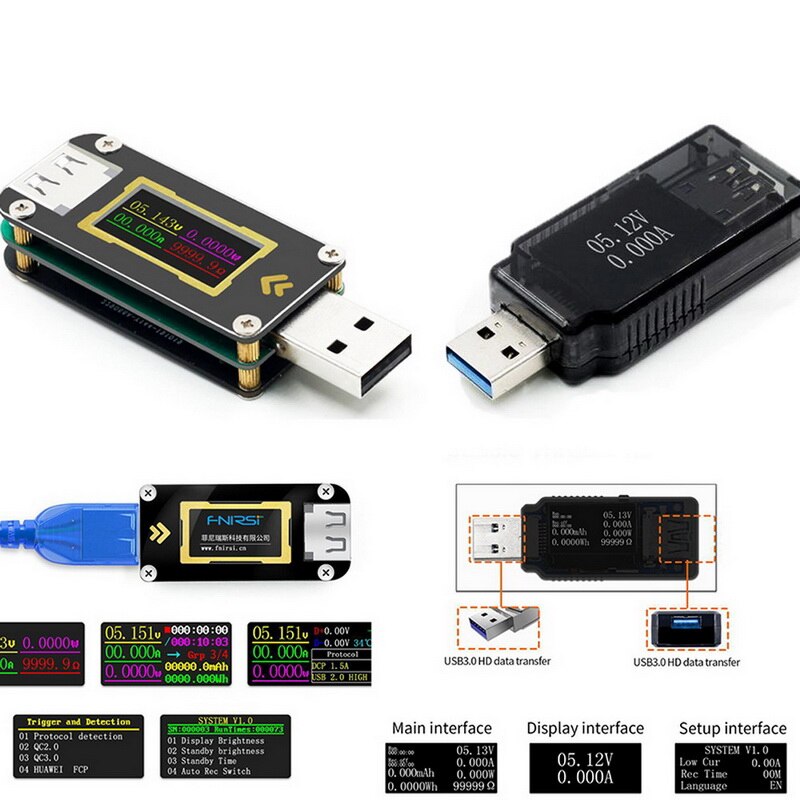 Stroom En Spanning Meter Usb Tester Usb Digitale Power Meter Usb Digitale Stroom En Spanning Monitor Usb Digital Power Tester