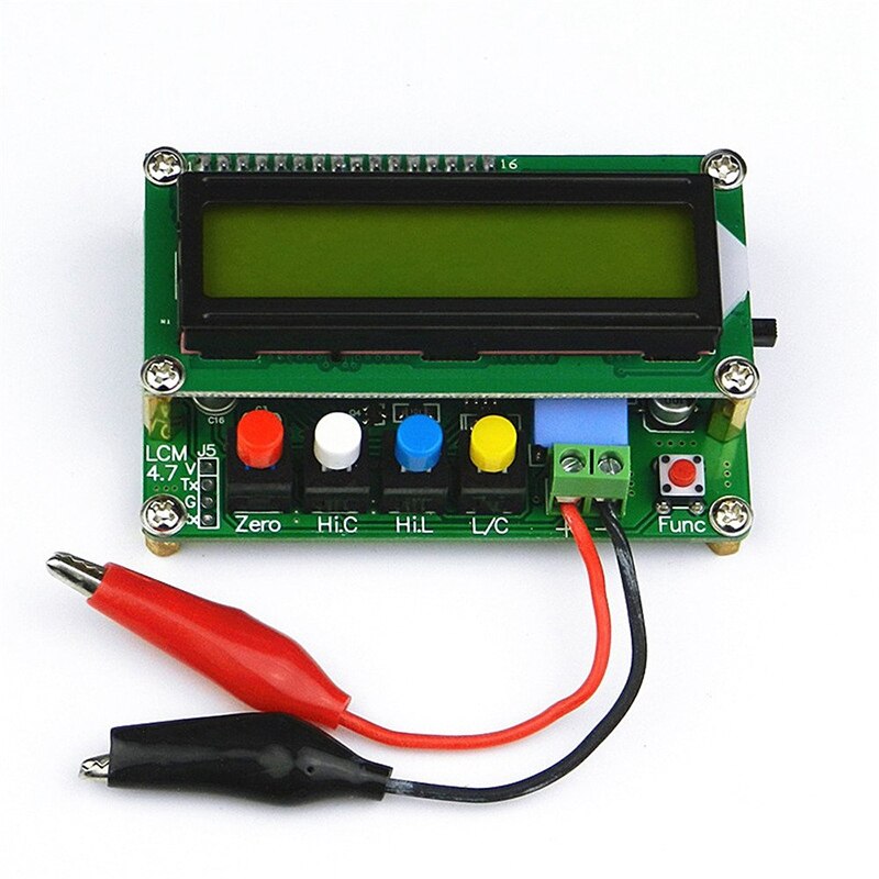 Mätare induktans kapacitet l / c mätare digital kondensator mätare lcd induktans mätare testare med usb datakabel