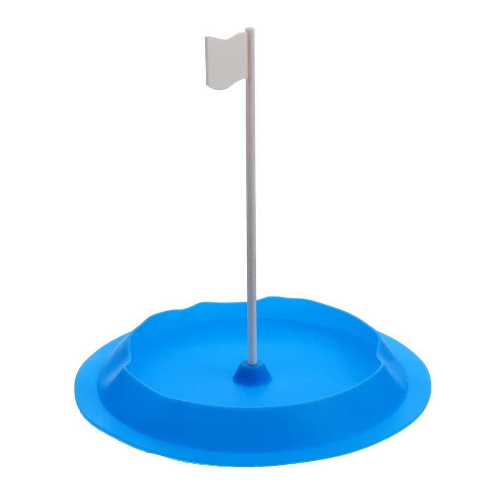 All-Direction Putting Cup Soft Silicone Practice Putter Hole for Indoor Outdoor: Blue