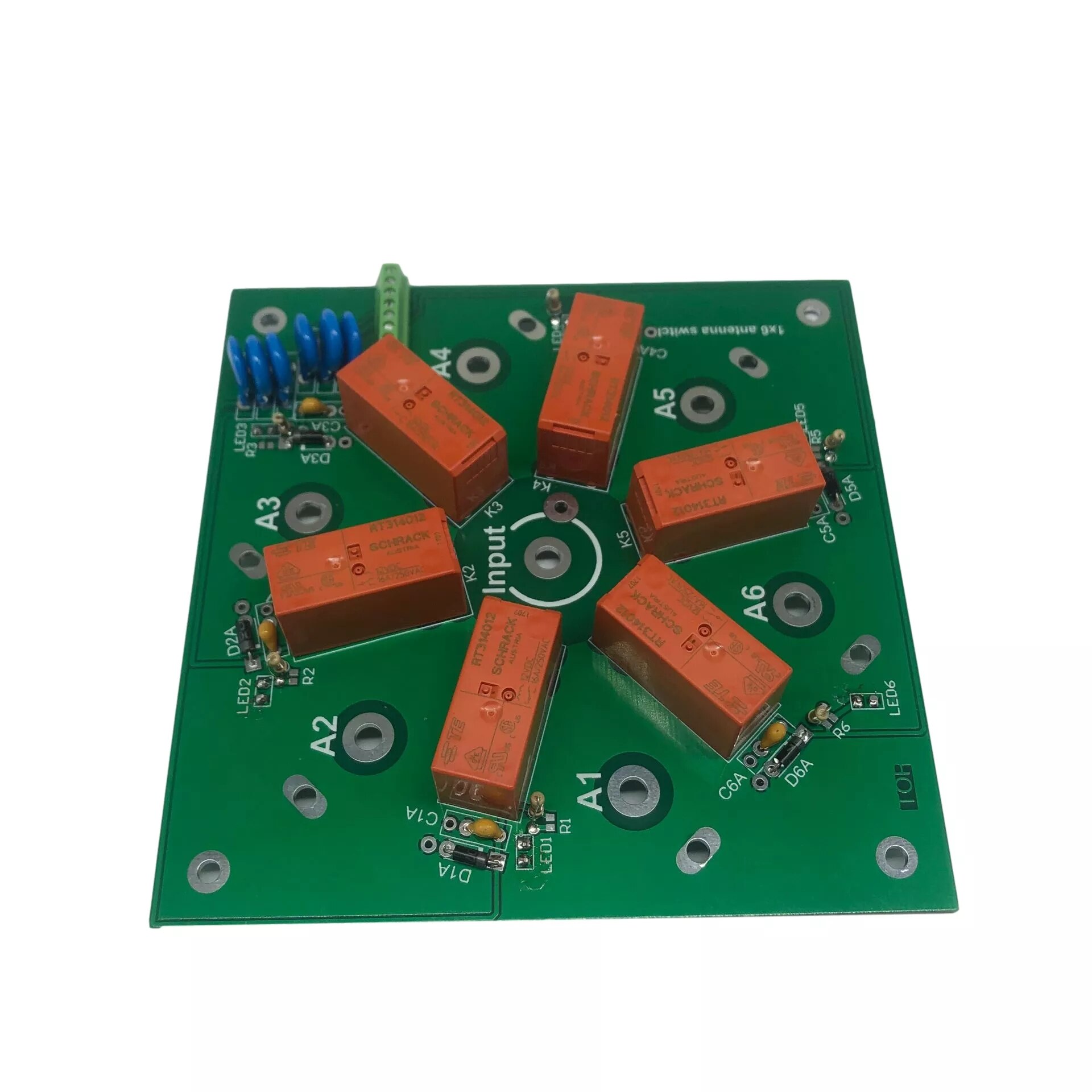 Zetagi V4 4-weg antenne schakelaar - coaxiale switch 500W AM Zetagi V4 4-weg antenne schakelaar - coaxiale switch 500W AM