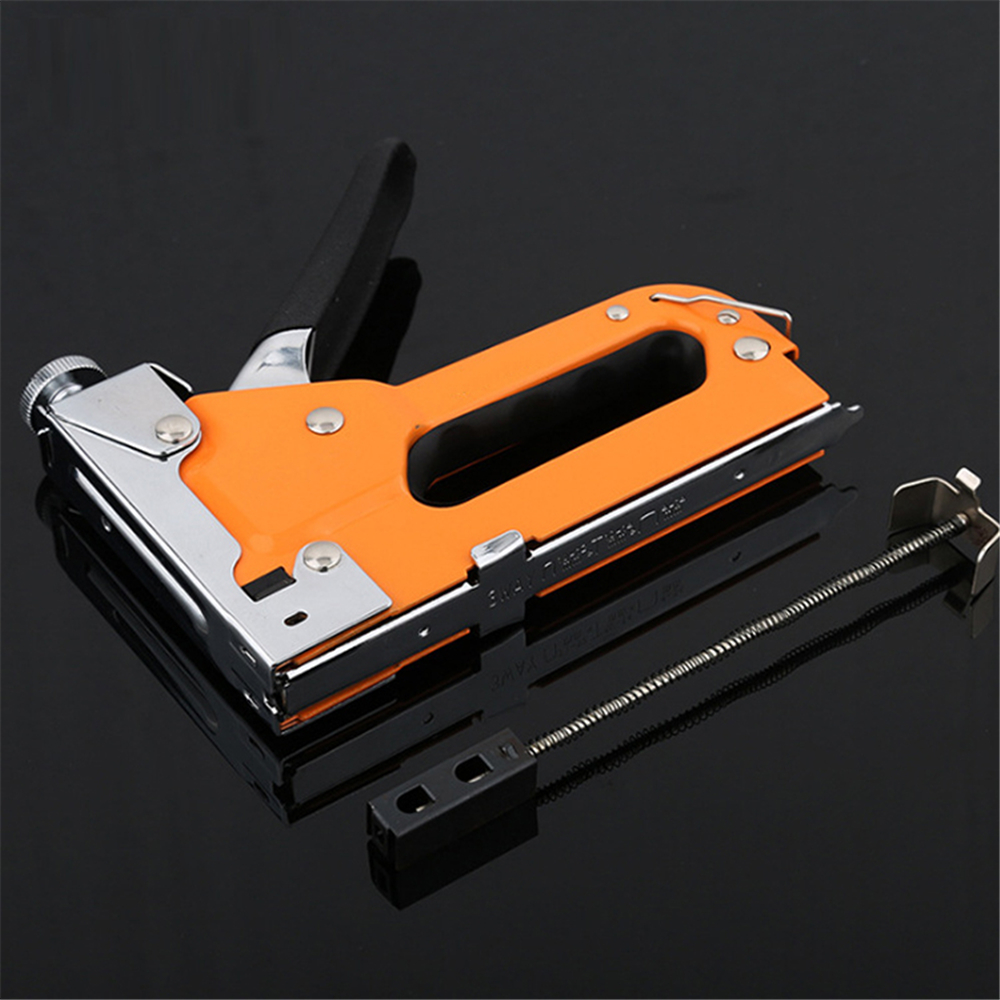 3 in 1 Stapler Heavy Duty with 600pcs Staples - 3 Way Tacker Hand Operated Steel Stapler Brad Nail