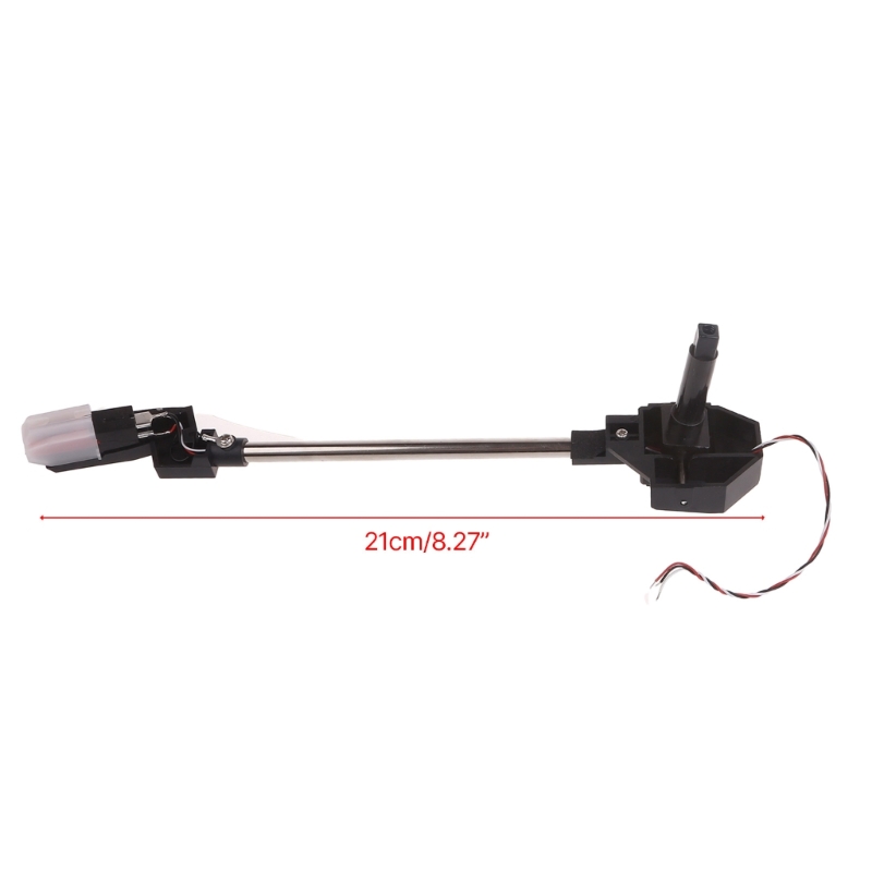 Durable Metal ABS Tonearm Bracket Pickup Solution for Damaged Record Player Part Replacement Phonograph Arm with