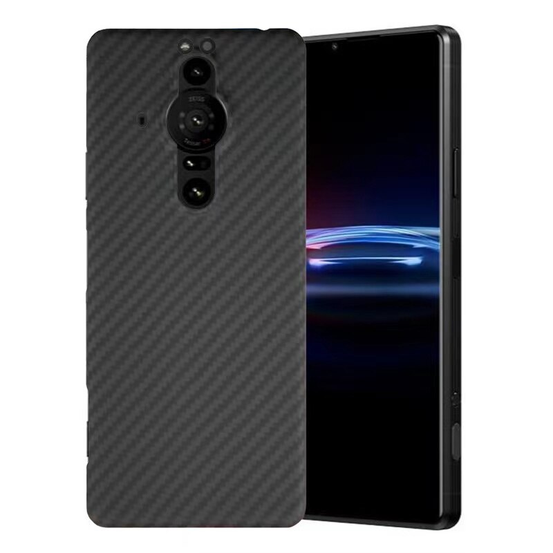 Carbon Fiber Case Voor Sony Xperia Pro-Ik Case Telefoon Ultra-Dunne Aramidevezel Protctive Case Voor Sony xperia Pro Ik Telefoon Accessoire