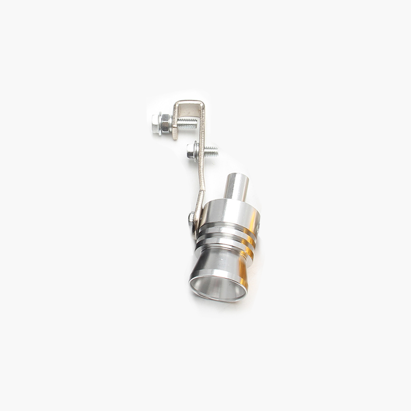 XL Universal Car Turbo Whistle Motorcycle Refitting Turbo Whistle Exhaust Pipe Sound Turbo Tail Auto Car Blow-off Valve Whistle: Sliver S