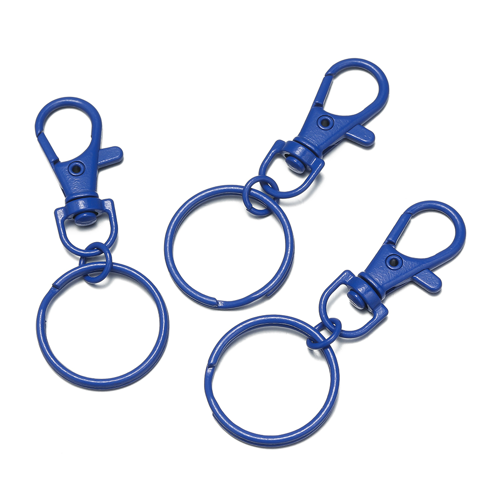 5/10pcs Multicolor Keyring Lobster Clasp Hooks With Adjustable Buckle For Making Keychain DIY Bags Doll Hook Jewelry Accessories