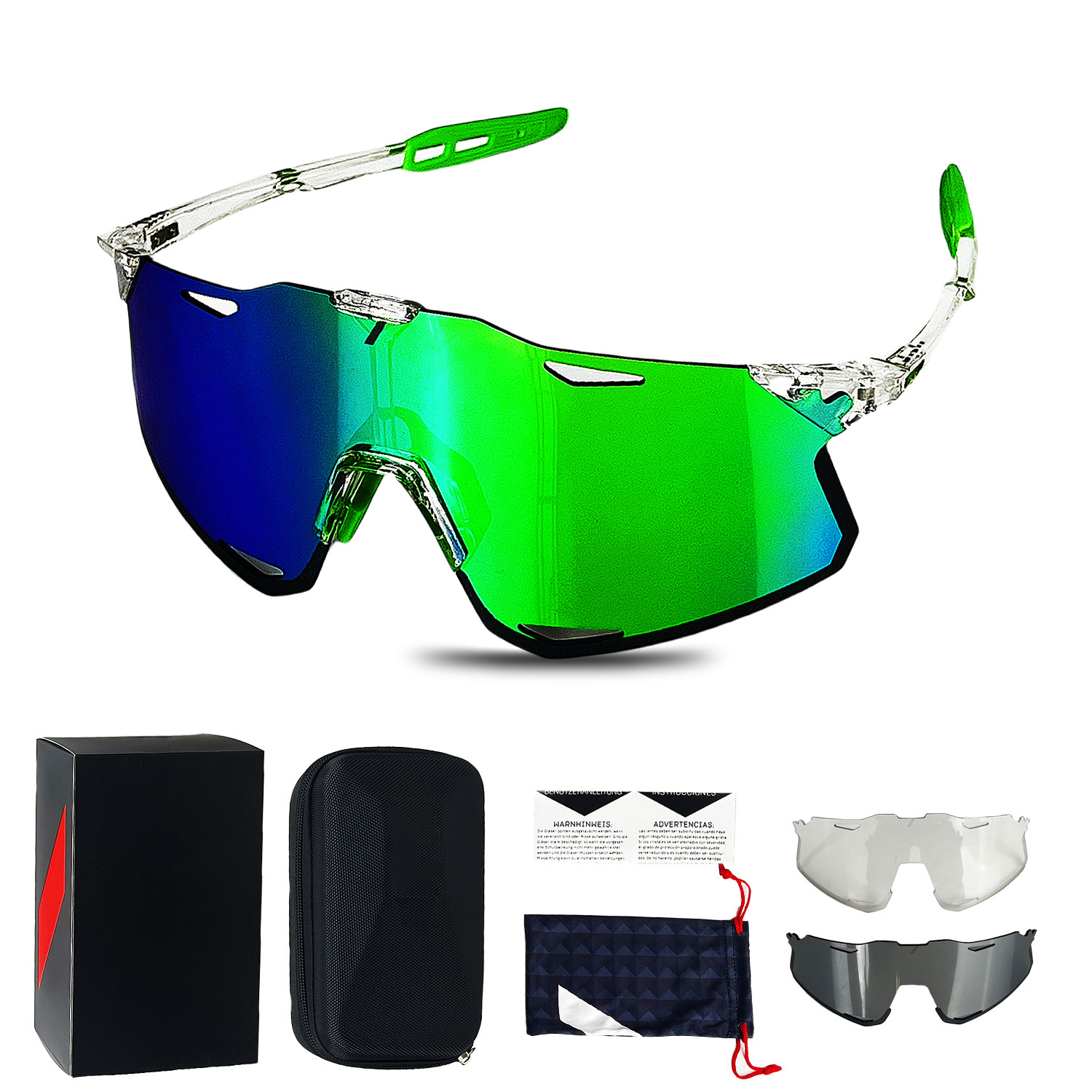 Solglasögon för män sport cykelglasögon cykel mountainbike vandring camping golf  uv400 skyddsglasögon kvinnor baseboll: Brun