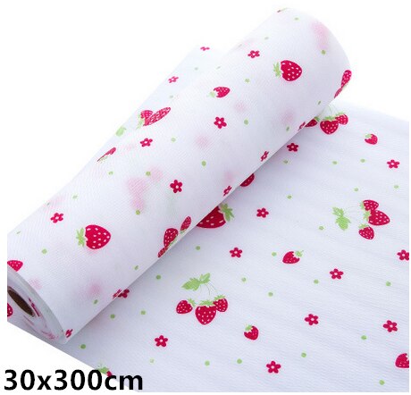 1 Roll drawer mat 45X122cm Oil-proof Moisture Kitchen Table Shelf Liner Waterproof Mats non slip waterproof closet placemat: D3 30x300cm