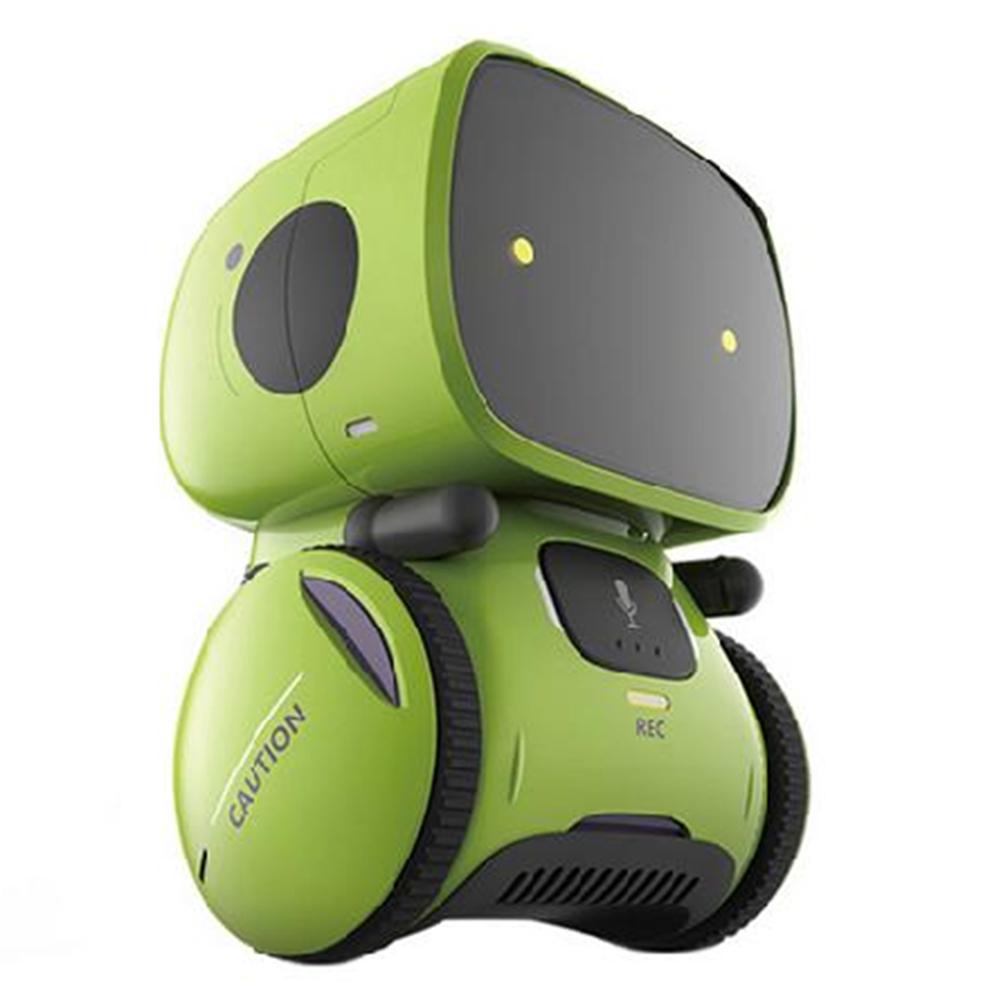 Electric Smart Robot Toy Can Sing And Dance Voice Commands Early Educational Intelligent Robot Toys For Children: Green