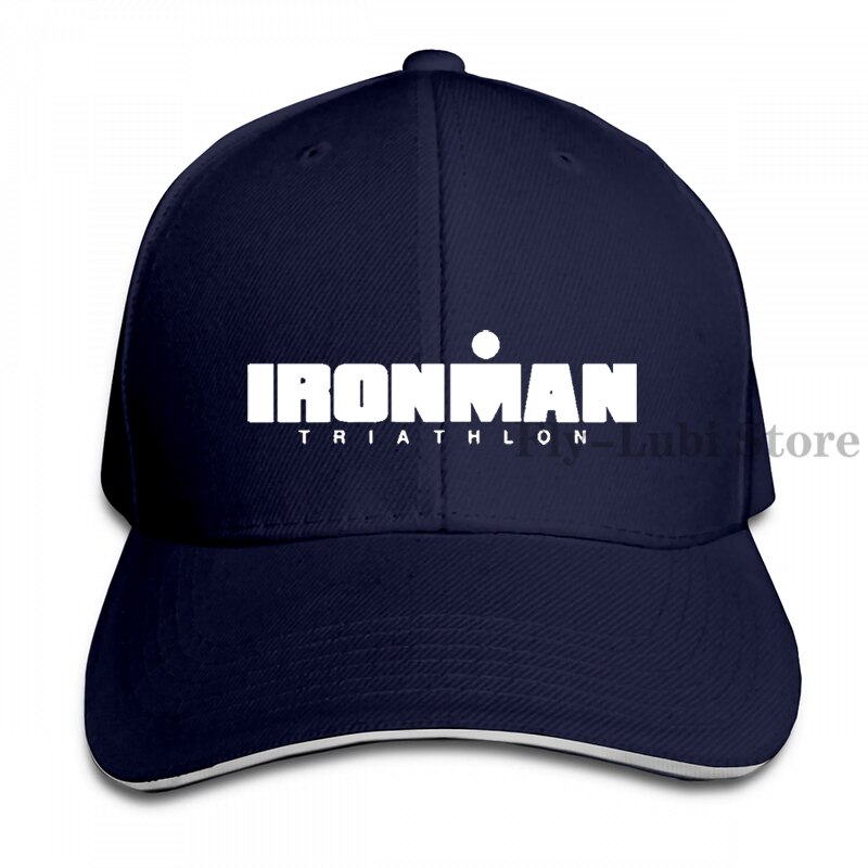 Ironman-gorra de béisbol de triatlón para hombre y mujer, gorro ajustable a la: 1-Navy