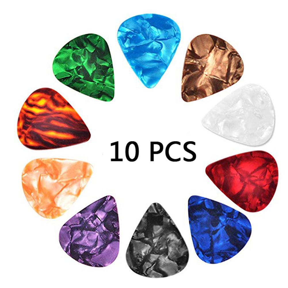 10 Pcs Guitar Pick with Holder Set Guitar Accessories