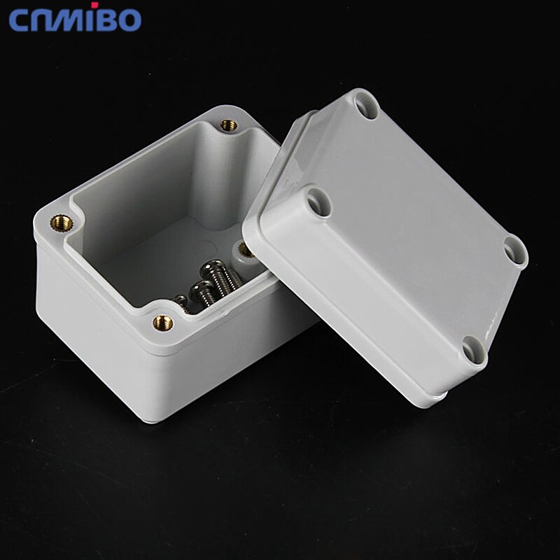 IP68 electric junction box DIY for PCB / cable gland 65*50*55mm small size electronics enclosure