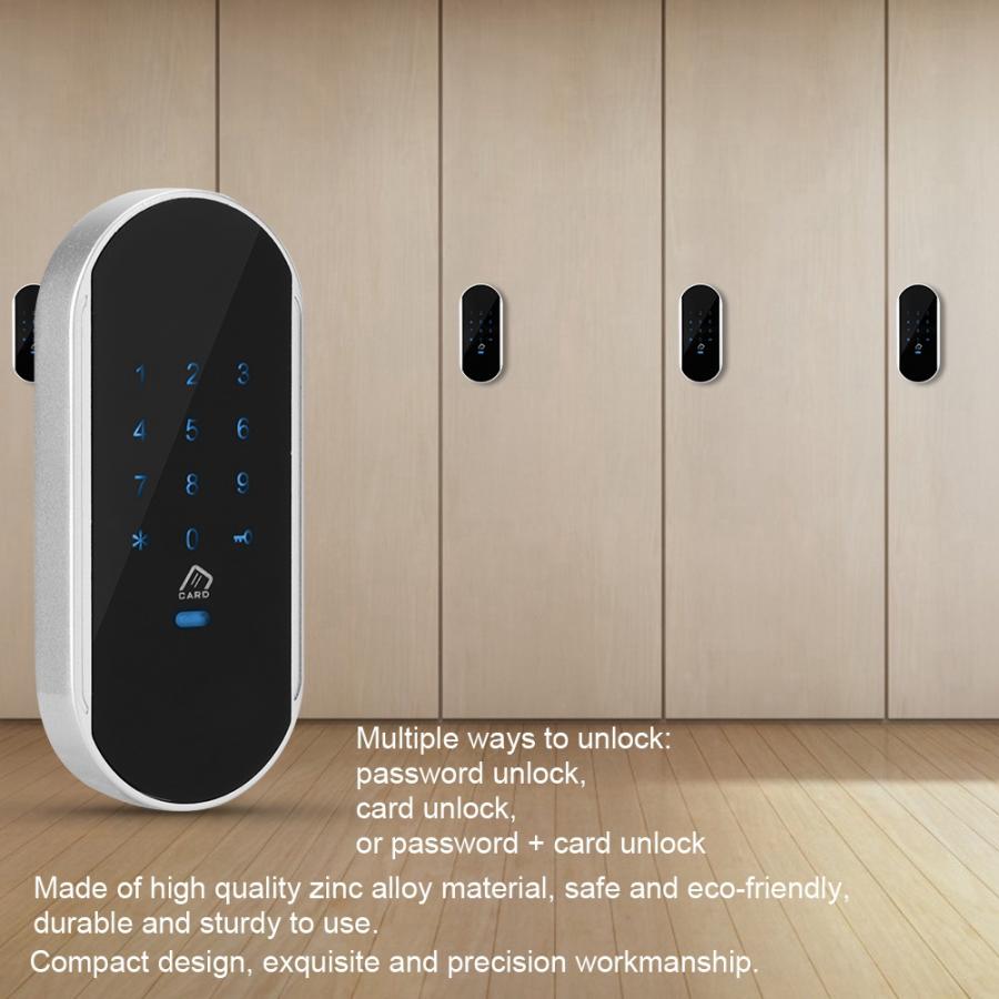 Dørlås smart elektronisk adgangskode kodet induktiv lås sauna gymnastiksal skab induktion krypteringslås elektronisk kodet lås