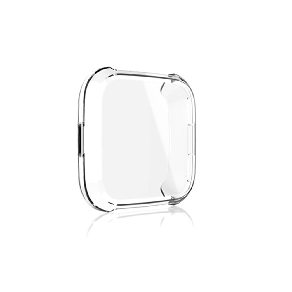 Smart Accessoires Voor Fitbit Versa Band Case Cover TPU Beschermende Shell Voor Fit Bit Versa Lite Protector Frame Protector Mouw: Clear / Fitbit Veras