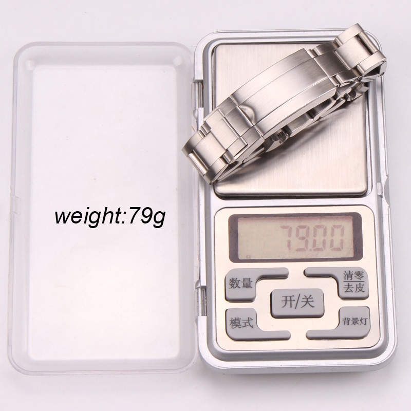 20mm 316L acier inoxydable bracelets de montre Bracelet argent brossé métal incurvé fin remplacement lien déploiement fermoir Bracelet de montre