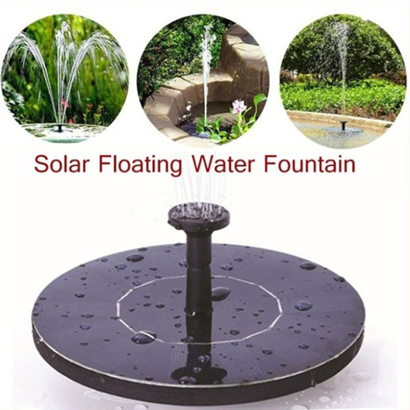 Garden Solar Fountain Suspended Outdoor Pool Water Floating Fountain Garden Pool Decoration Tool Garden Landscaping Gadgets