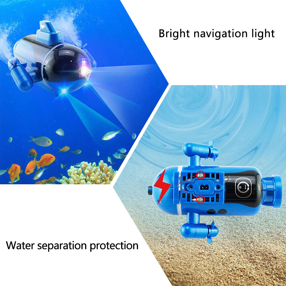 Underwater Submarine Bath Toys Remote Control Submarine Boy Electric Underwater Boy Lake Pool Boat Control