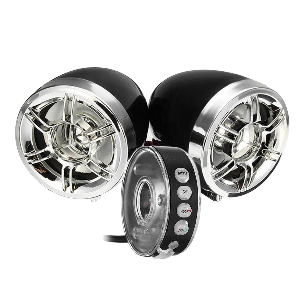 Motorfiets Audio Sound System Waterdichte Fm MP3 Speler Stereo Studio Luidsprekers Motorfiets Elektronische Accessoire