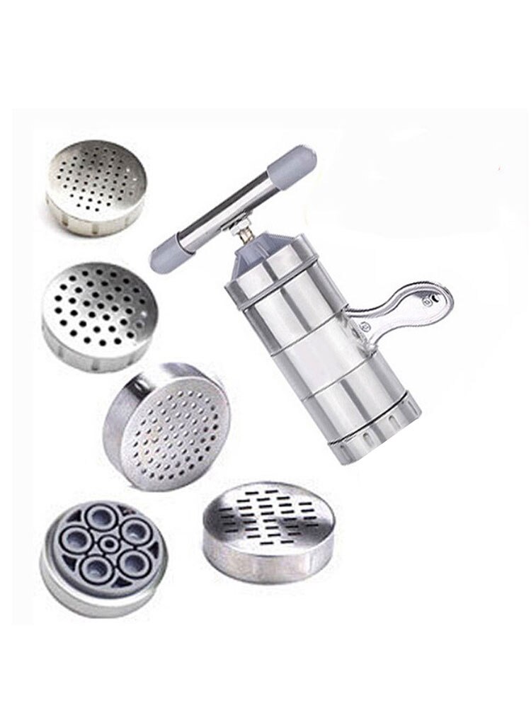 Stainless Steel Manual Noodle Pasta Maker Press Spaghetti Kitchen Tool Mould Stainless steel