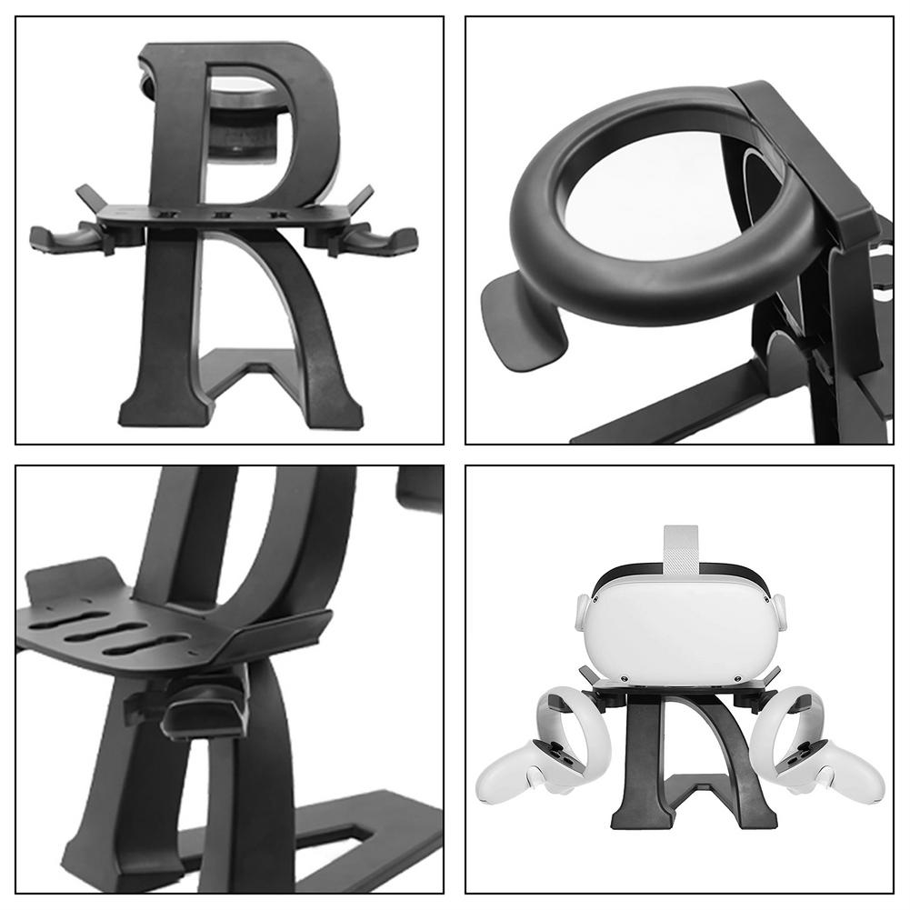 Rondaful vr stand til oculus quest 2 vr headset display holder game controller opbevaring stativ til oculus go rift rift s quest 1/2