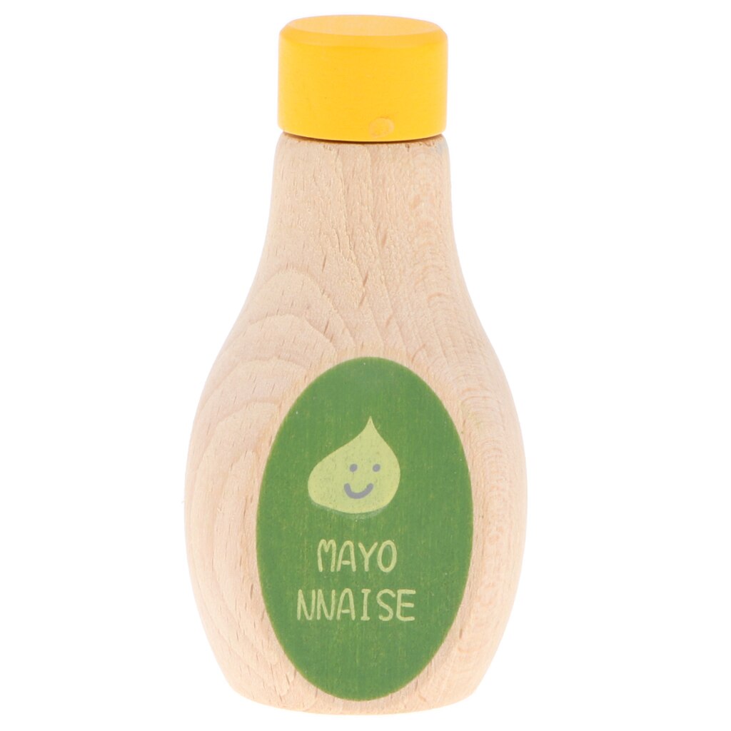 Condiments Tomato Ketchup Mayonnaise Bottle Wooden Pretend Toys