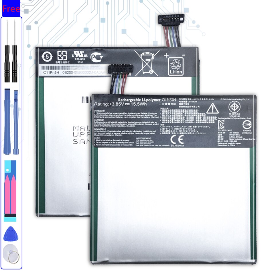 C11P1304 Ersatz Batterie Für ASUS Memo Pad HD 7 mich173X K00U K00B HD7 Bateria 3950mAh Verfolgung Anzahl