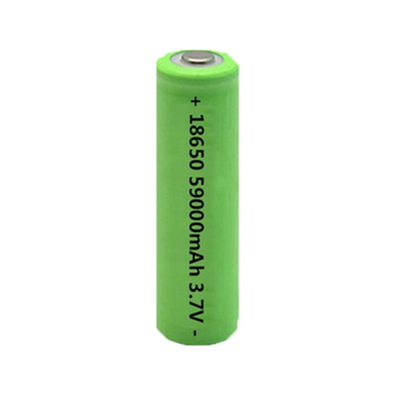 1-10PCS 59000mAh 18650 Factory Directly 3.7V High-capacity Lithium Ion Rechargeable Battery for Headlight Flashlight Charge: 1PCS Battery