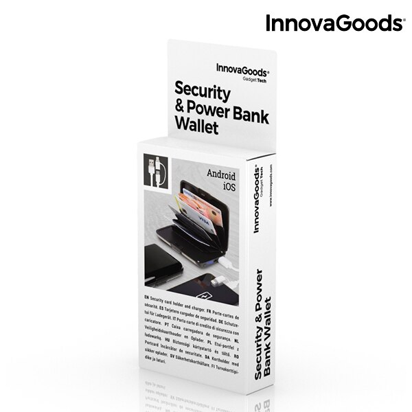 InnovaGoods Sicurezza e Accumulatori E Caricabatterie Di Riserva Del Raccoglitore