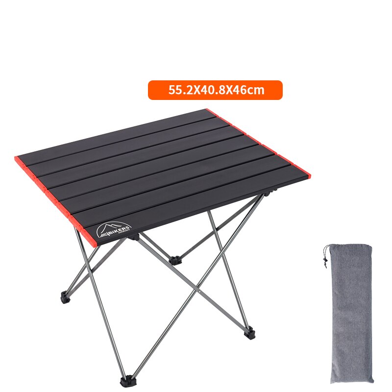 Giemza udendørs klapbord camping grill skrivebord aktiviteter sammenfoldeligt værktøj picnic kit metal store lette aluminiumsborde: L